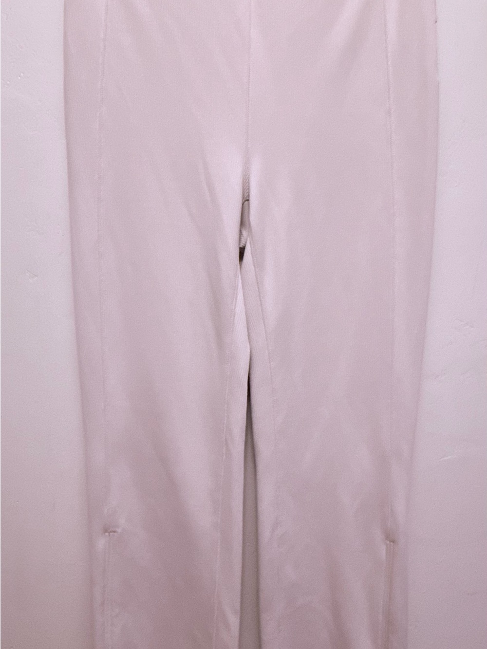 Lululemon Ribbed Softstreme Flared Pant Cream Pants